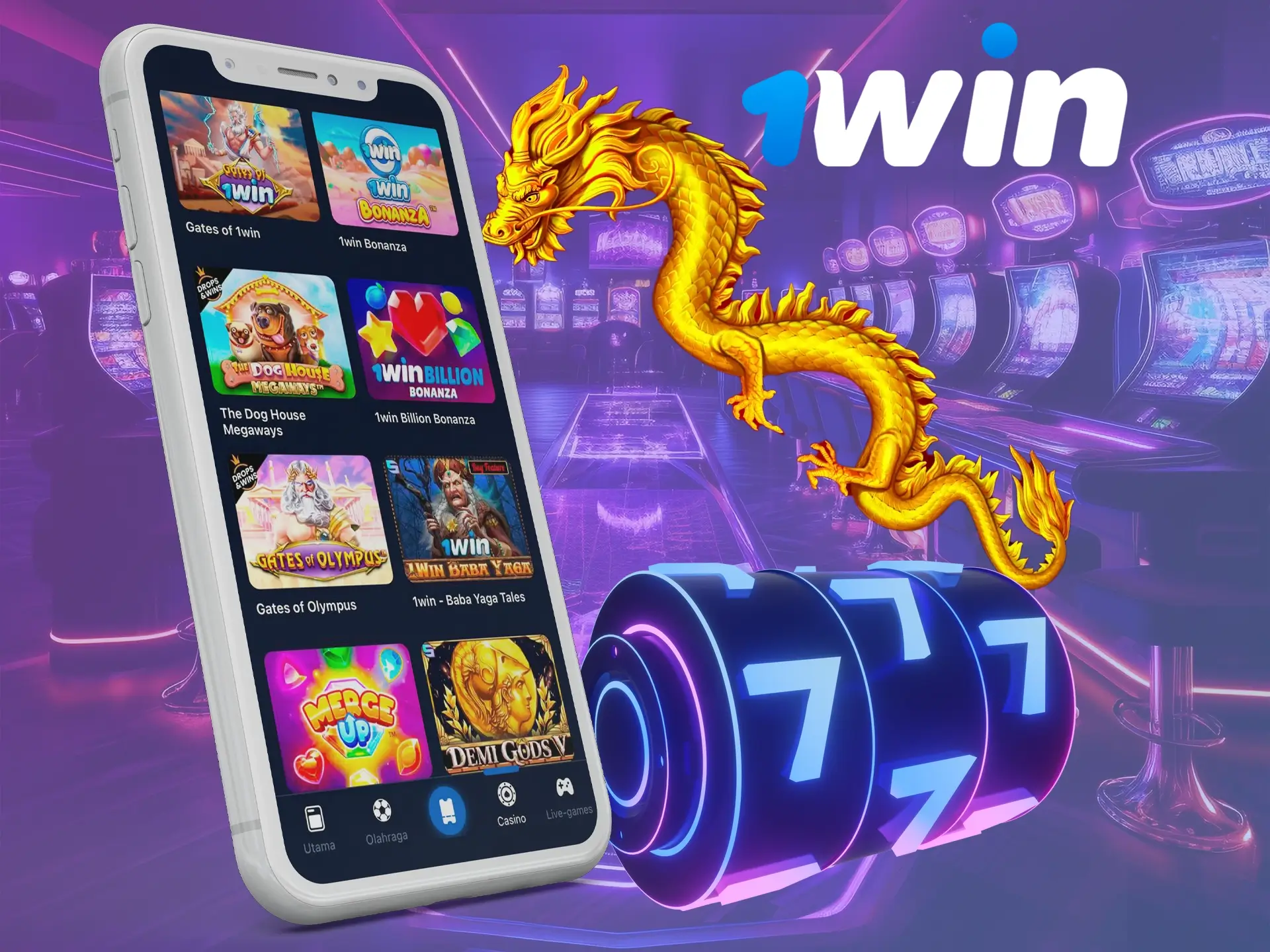 Setiap penjudi akan menemukan permainan dari permainan yang disajikan di 1Win Casino.