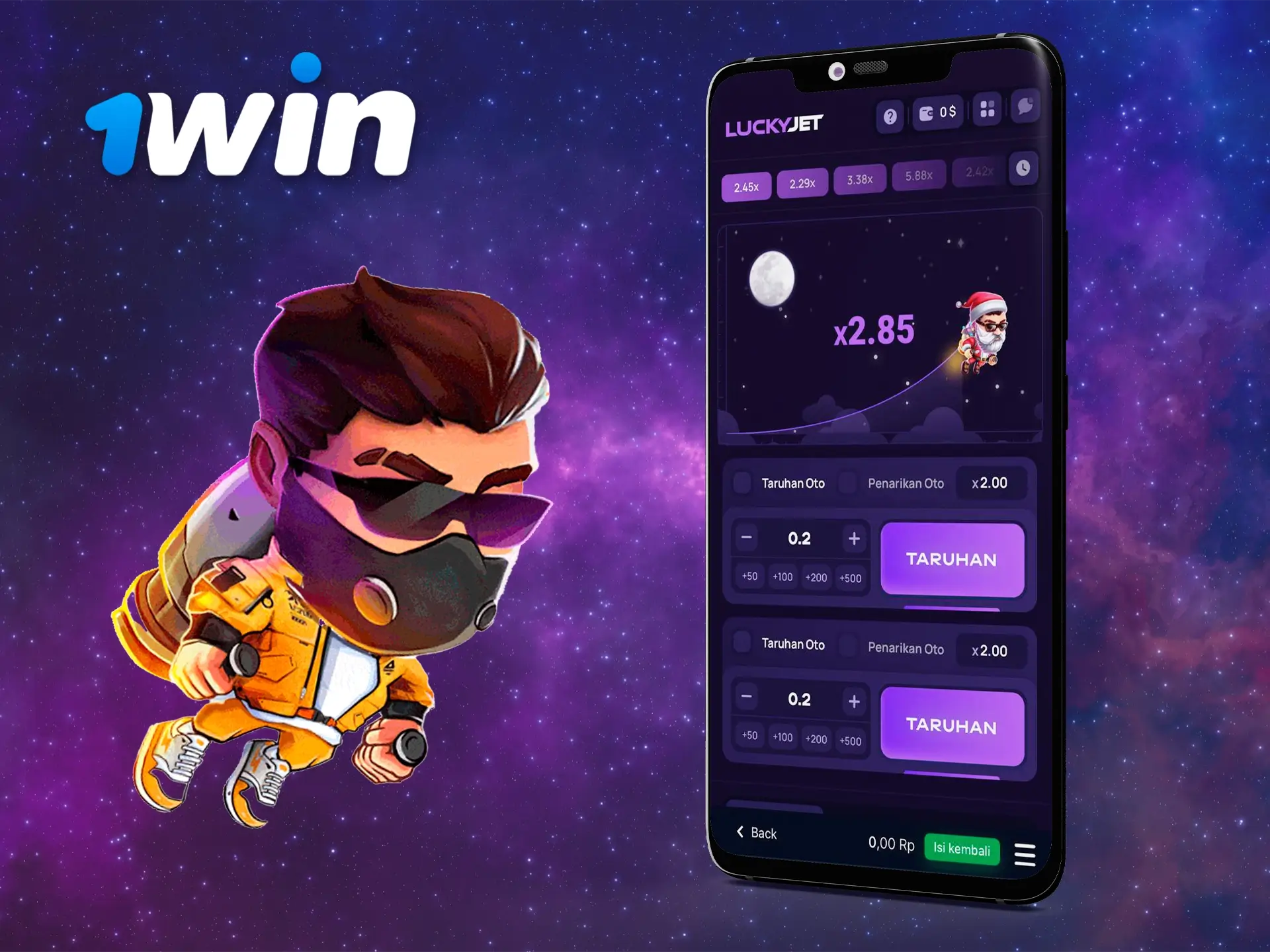 Lucky Jet dari 1Win berjalan dengan sempurna di perangkat seluler apa pun dan memberikan grafis dan kinerja yang luar biasa.