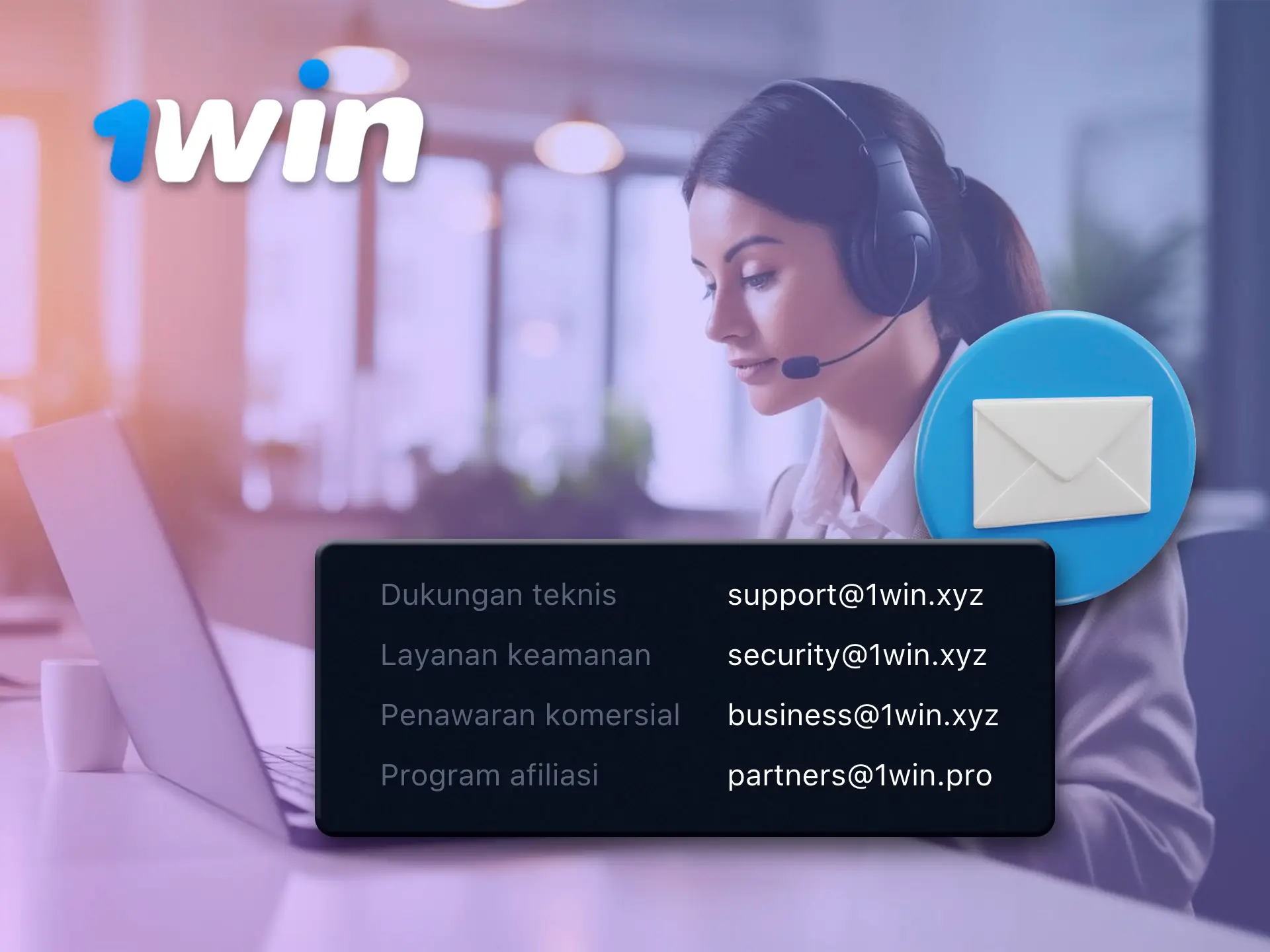 Gunakan email untuk mendapatkan jawaban atas pertanyaan Anda.