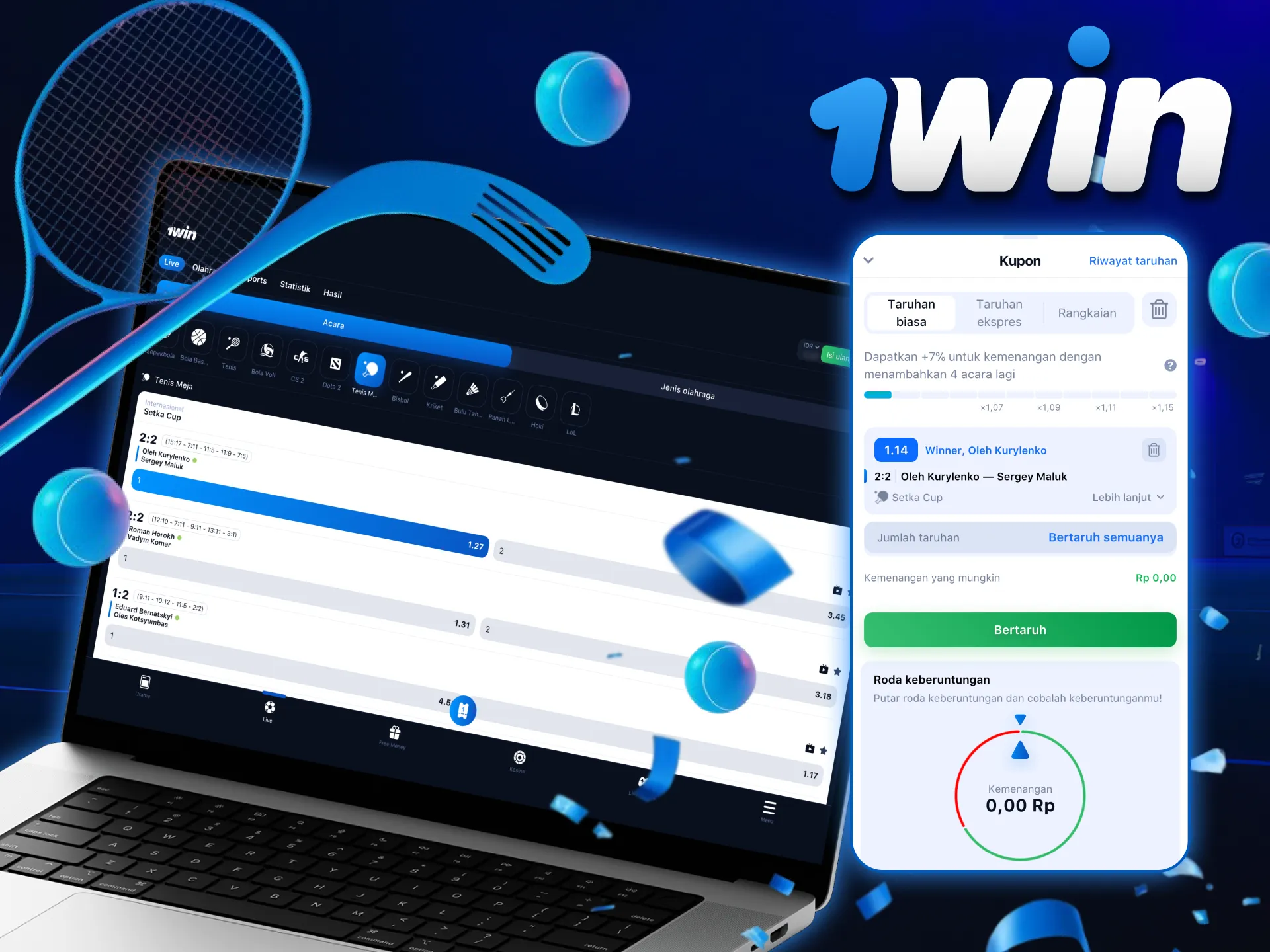 Taruh sekarang di 1Win, proses cepat dan mudah.